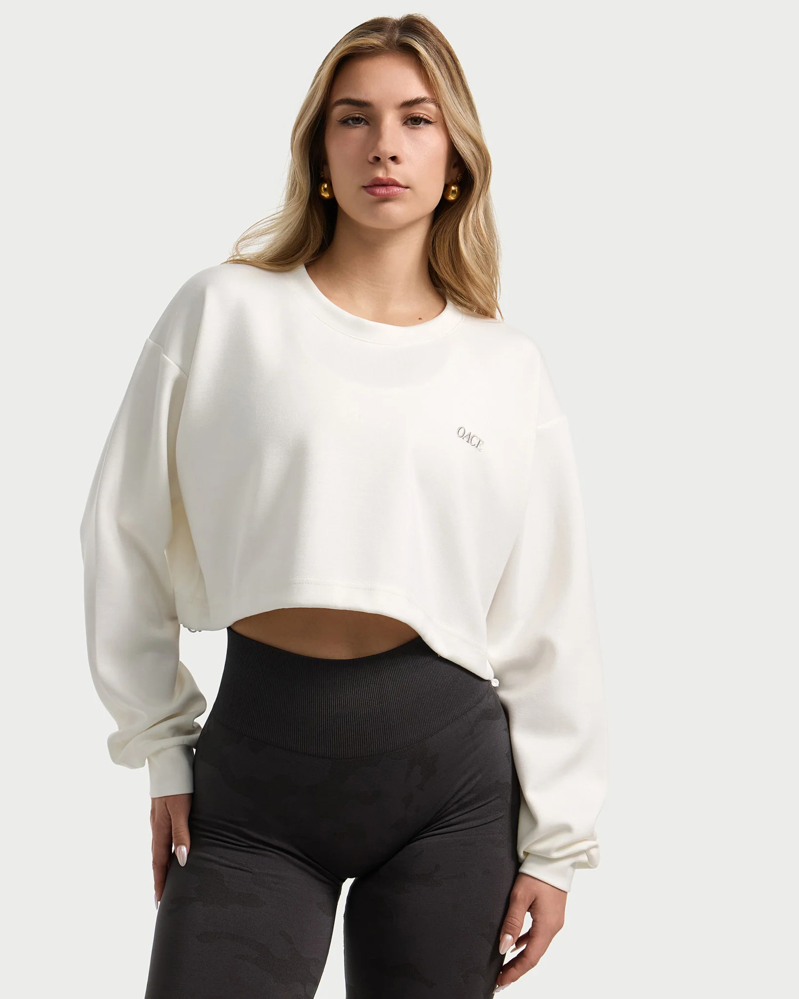 Adjustable Cropped Sweater - Image 5