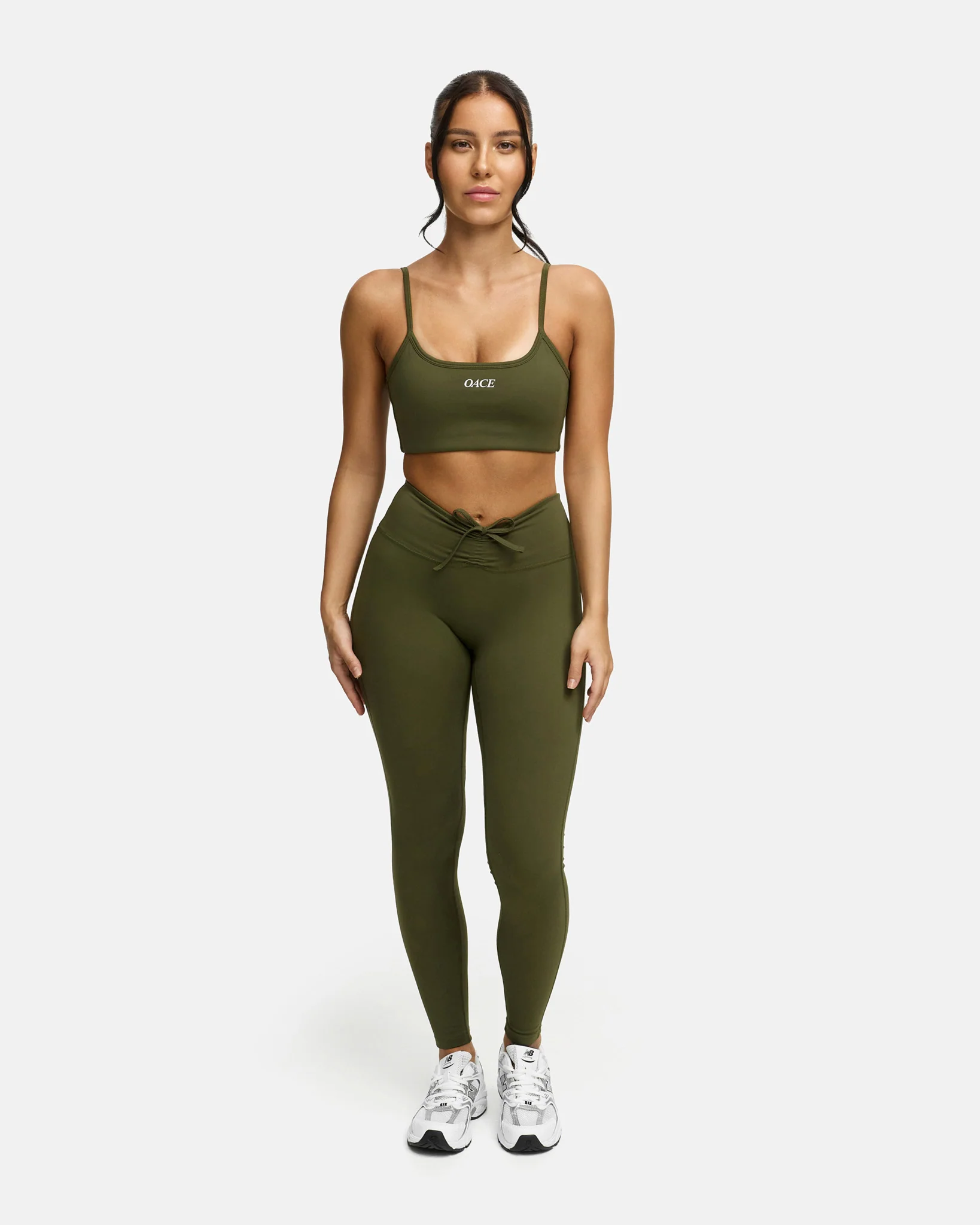 Aura Nylon Laced Leggings - Image 35