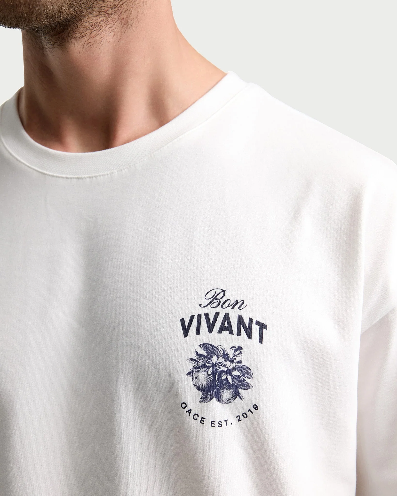 Bon Vivant Oversized T-Shirt - warm white - Image 6