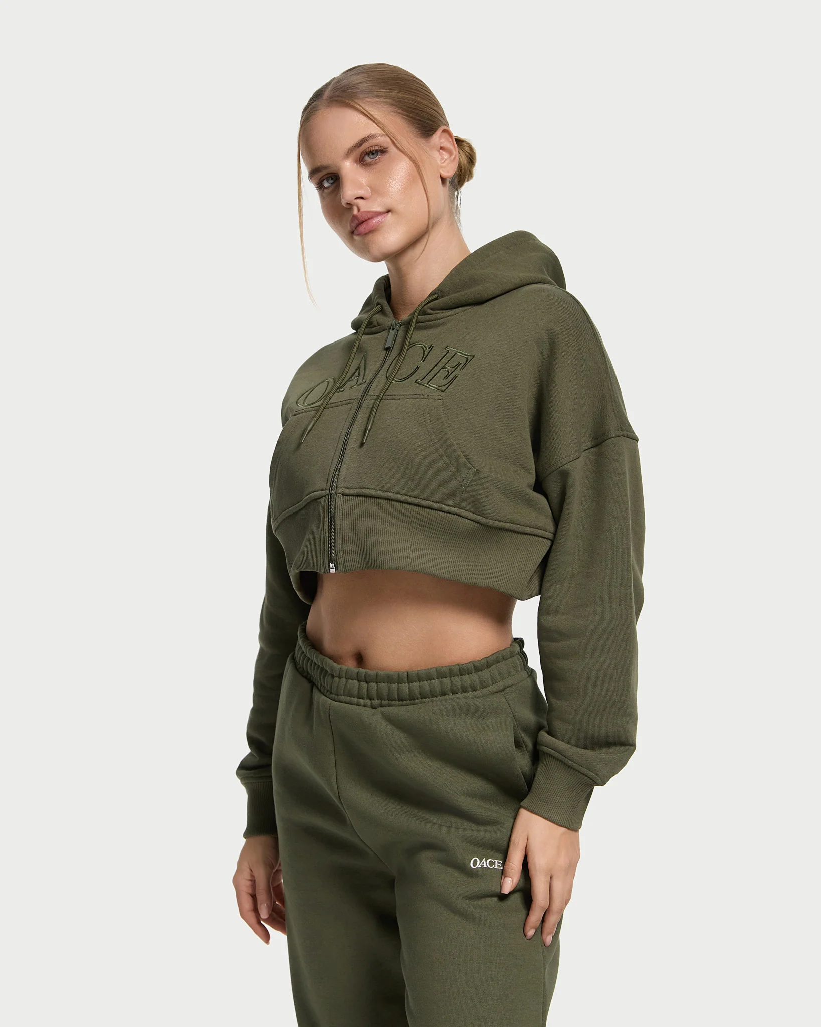 Calm Cropped Zip Jacket - Image 12