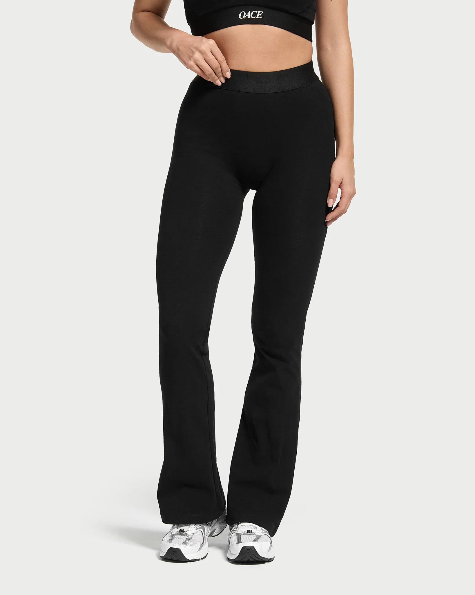 Calm Flared Jersey Pants - Image 15