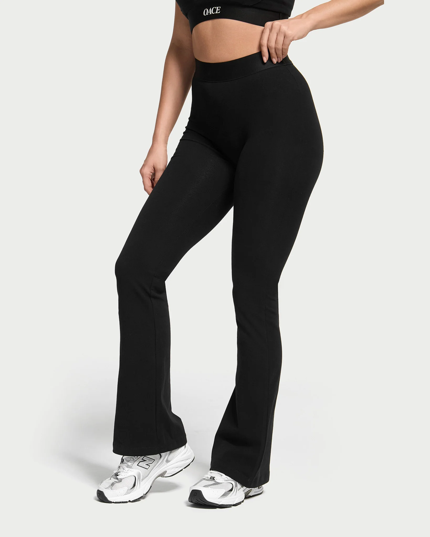 Calm Flared Jersey Pants - Image 16