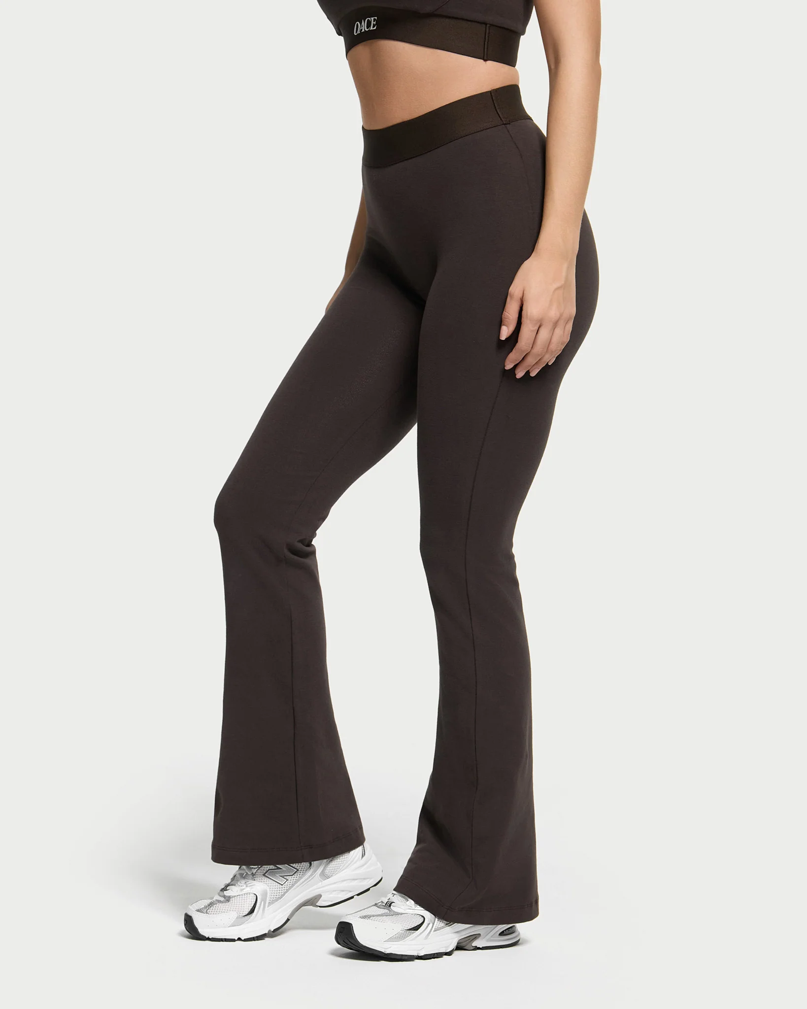 Calm Flared Jersey Pants - Image 9