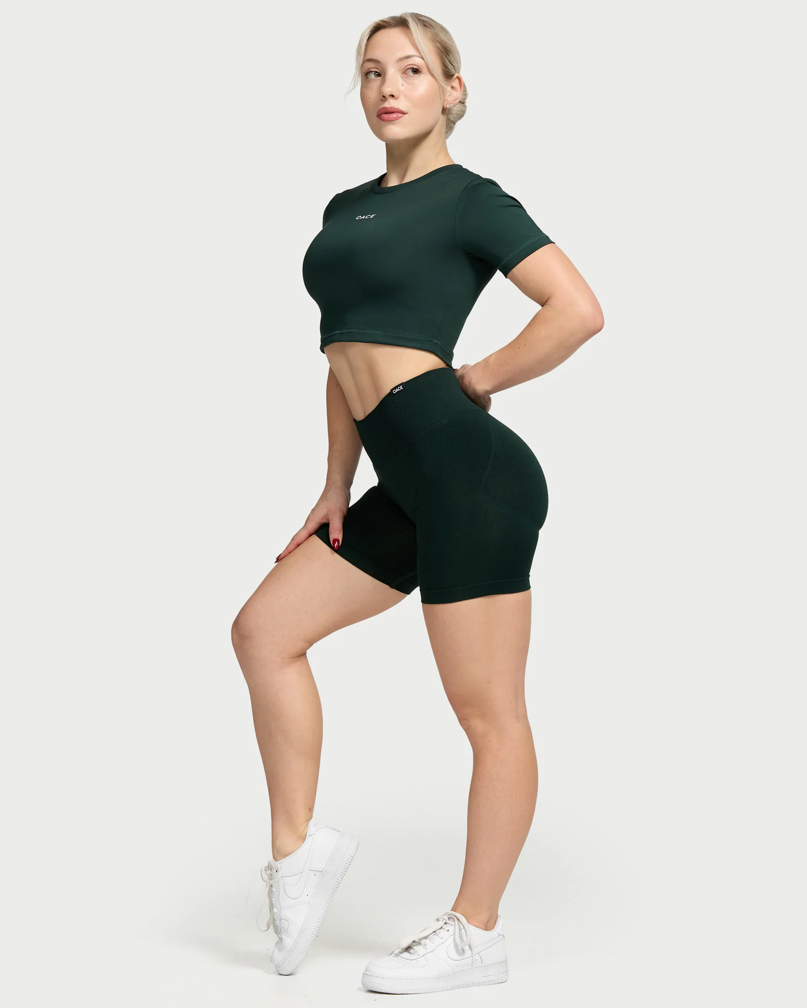 Nylon Cropped T-Shirt - Image 10