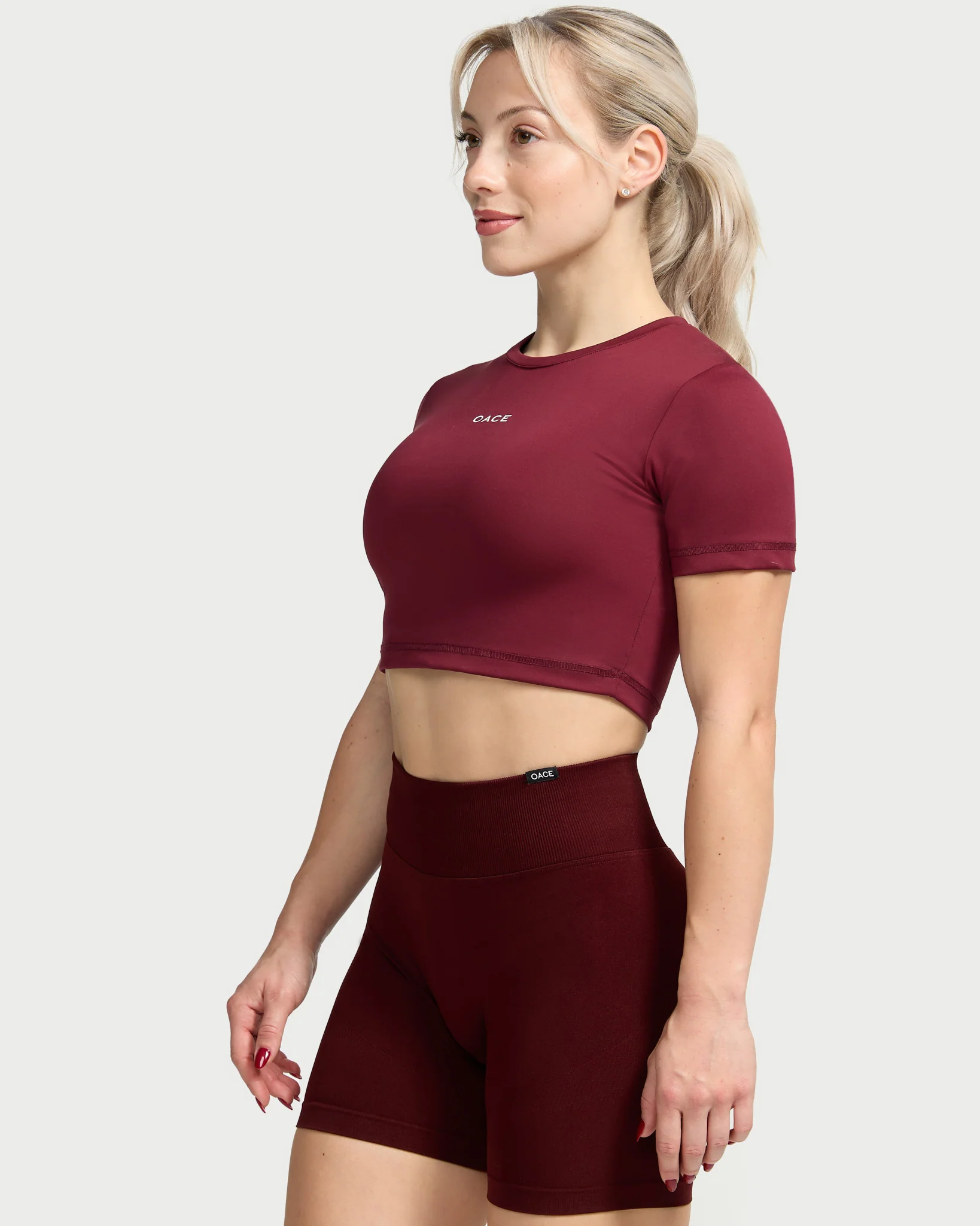 Nylon Cropped T-Shirt - Image 14