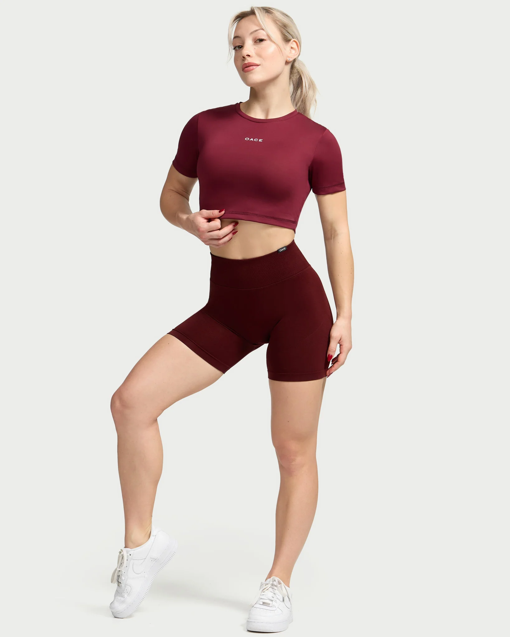 Nylon Cropped T-Shirt - Image 16