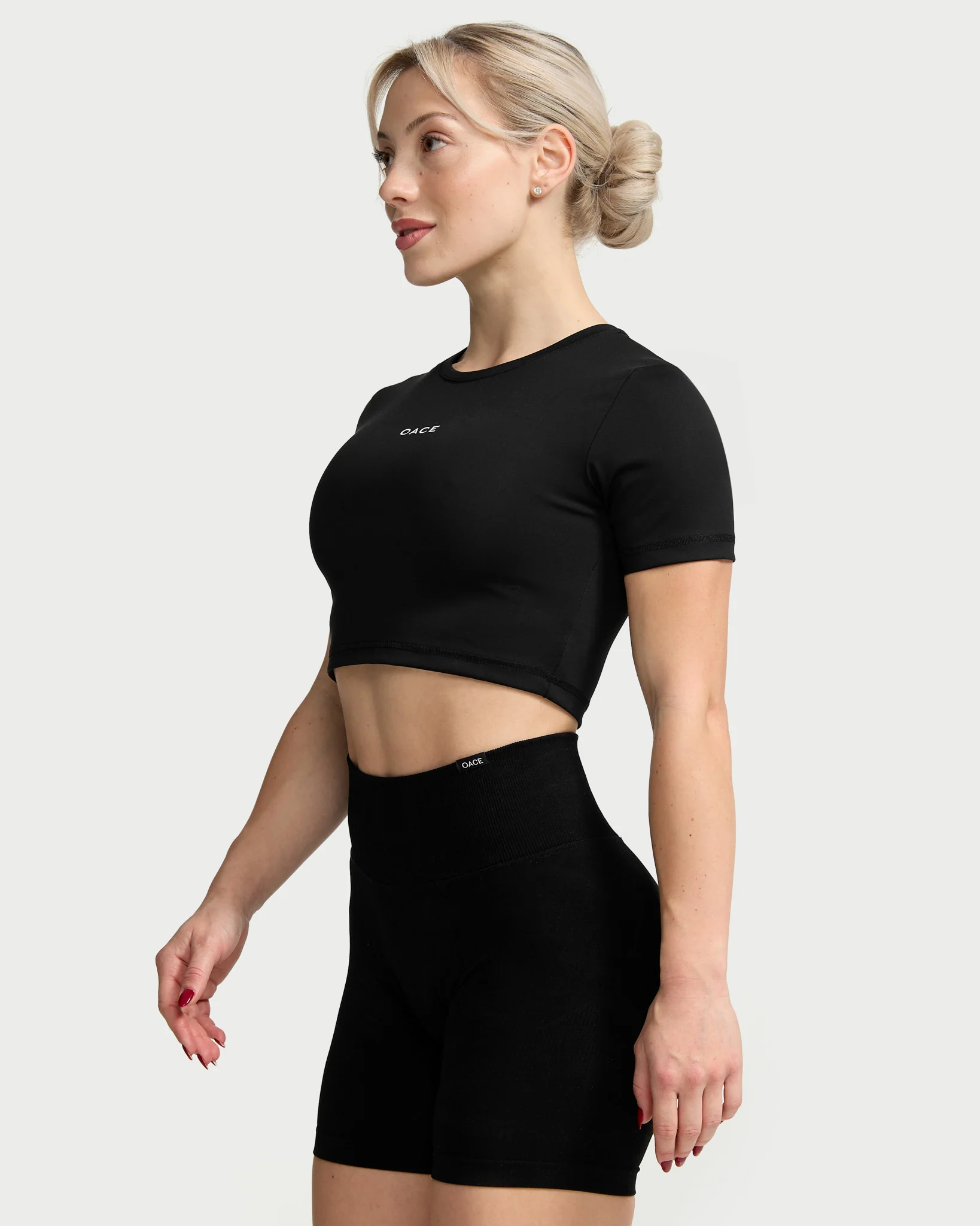 Nylon Cropped T-Shirt - Image 19