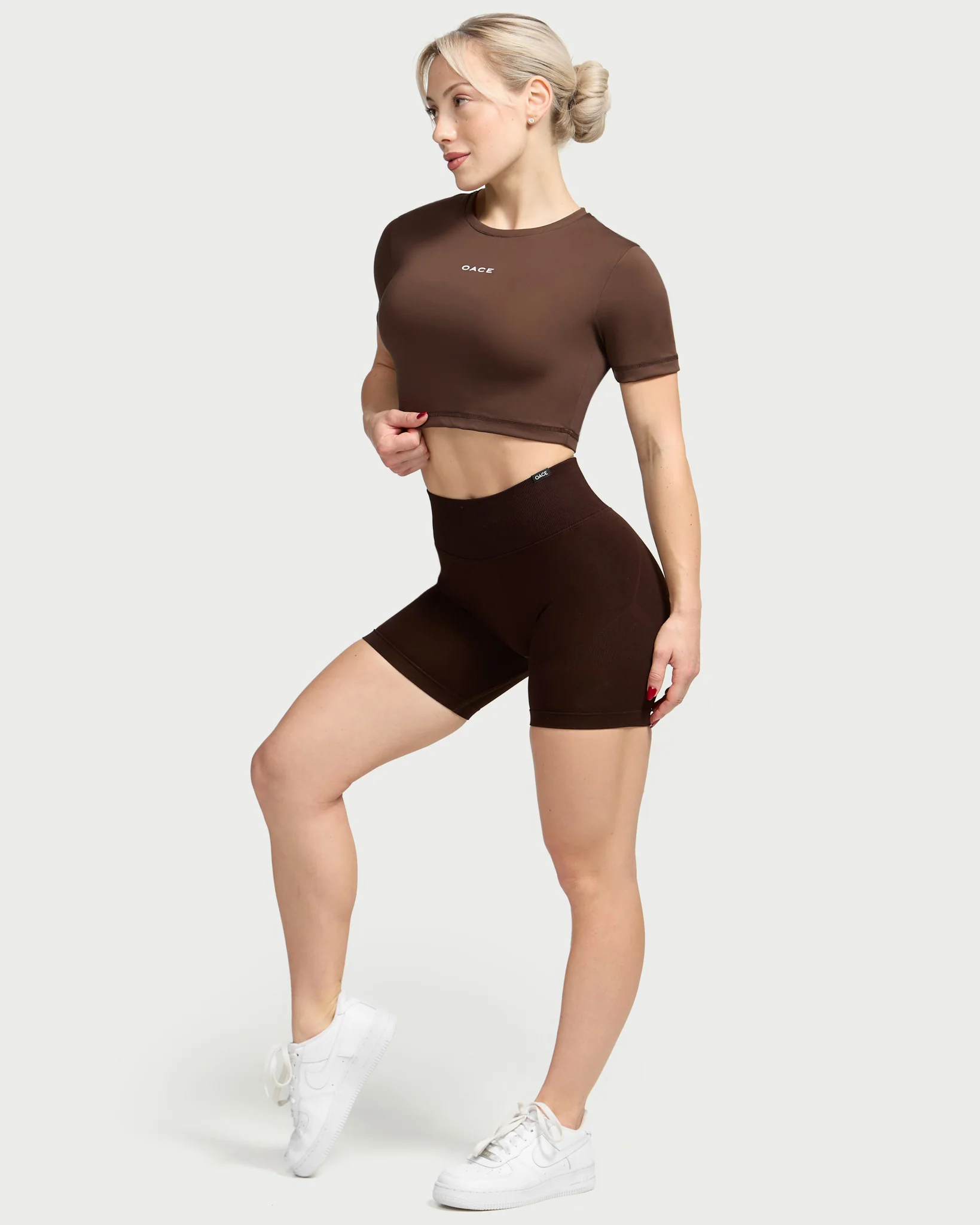 Nylon Cropped T-Shirt - Image 5