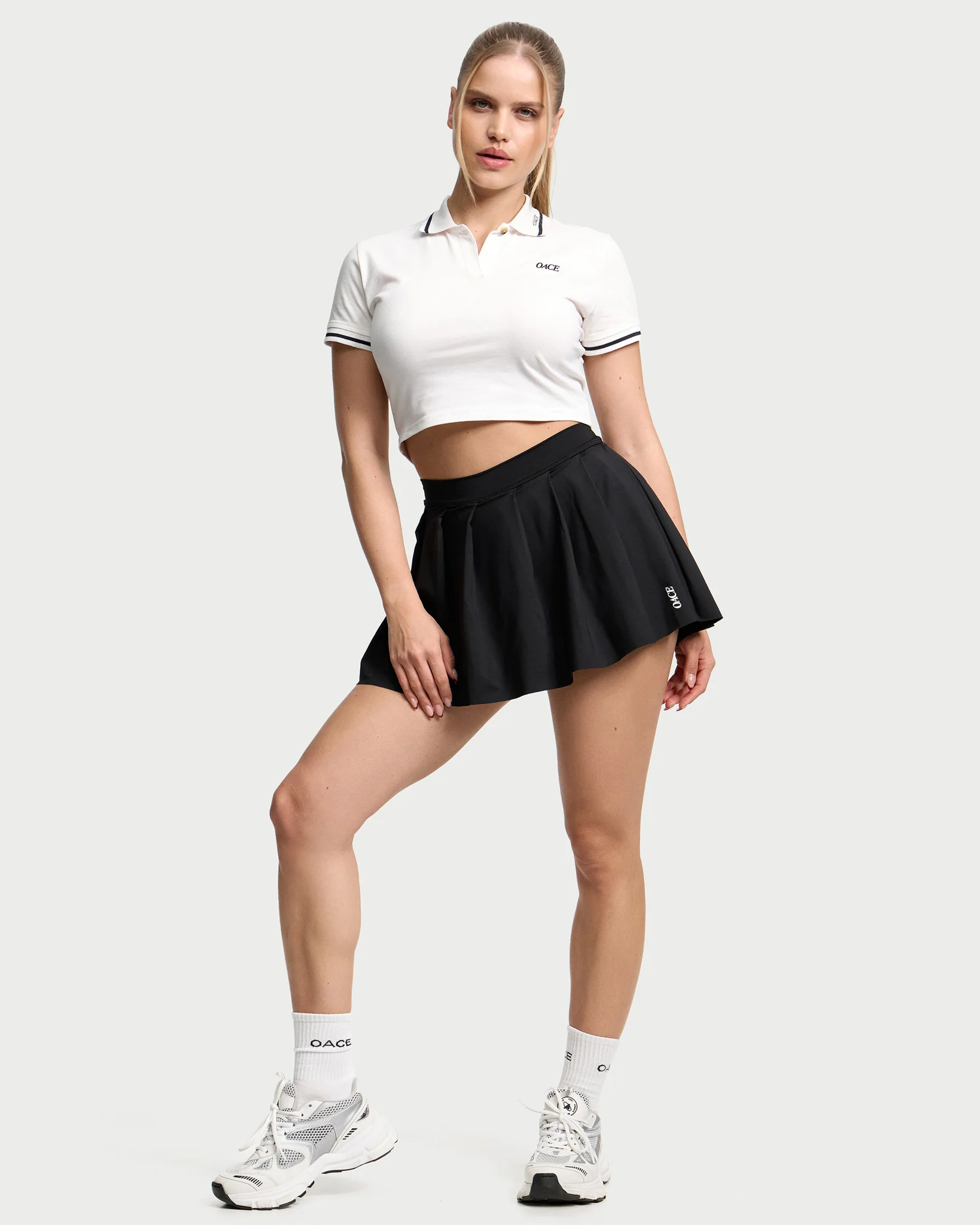Nylon Folded Skirt - Image 10
