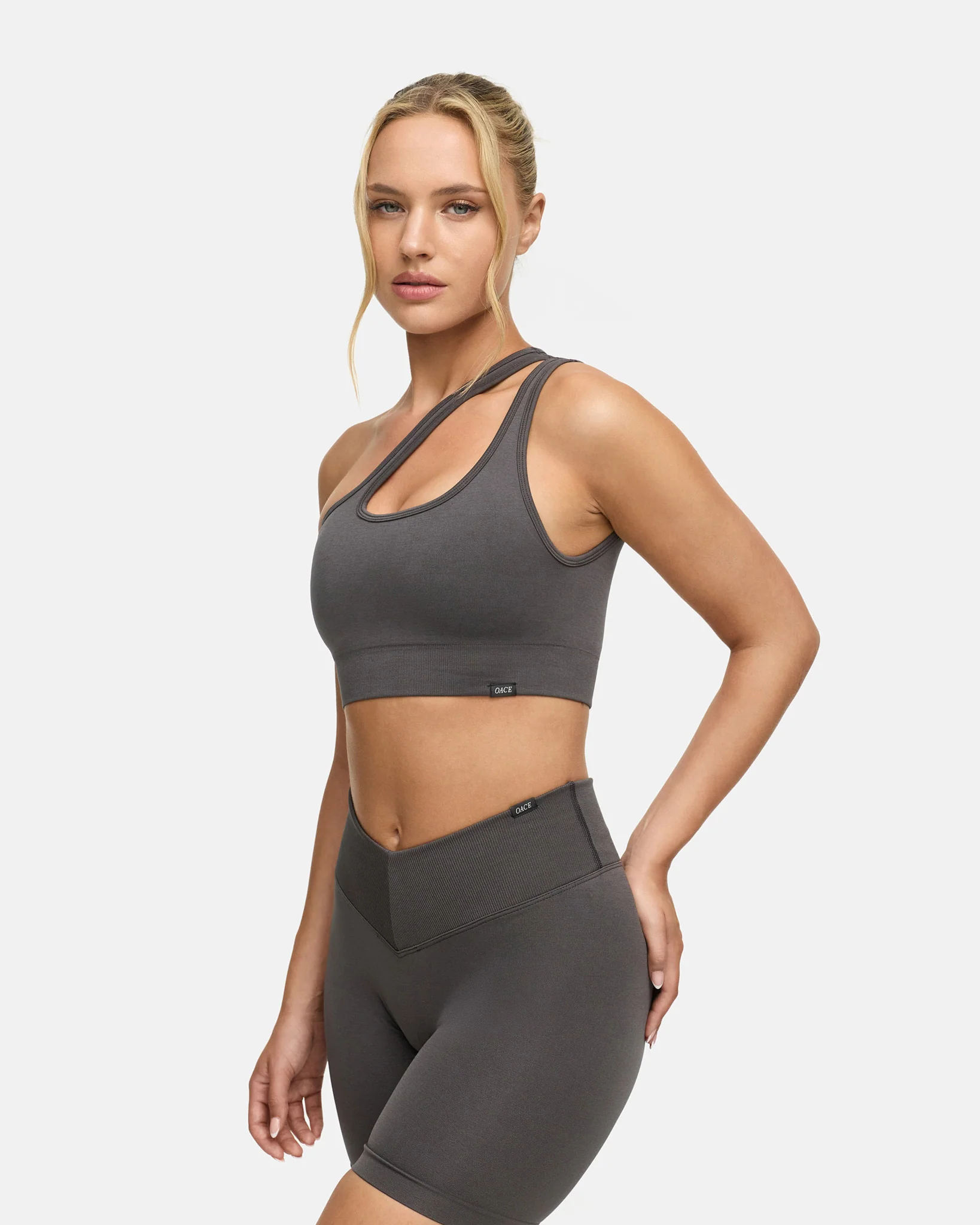 Toned One Shoulder Bra - Image 23