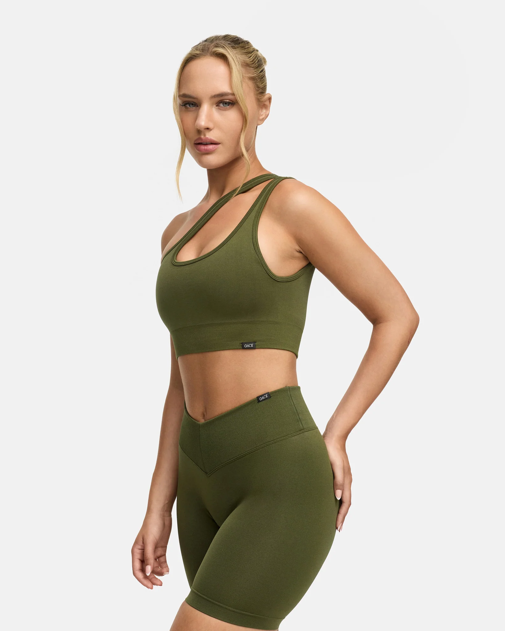 Toned One Shoulder Bra - Image 44