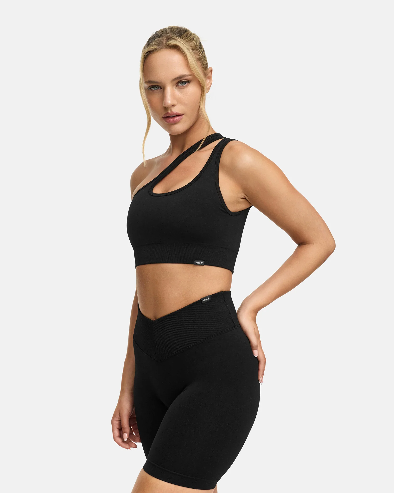 Toned One Shoulder Bra - Image 51